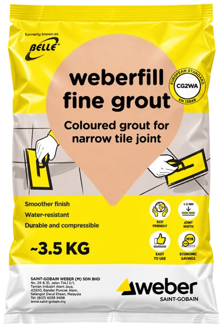 weberfill fine grout - Premium