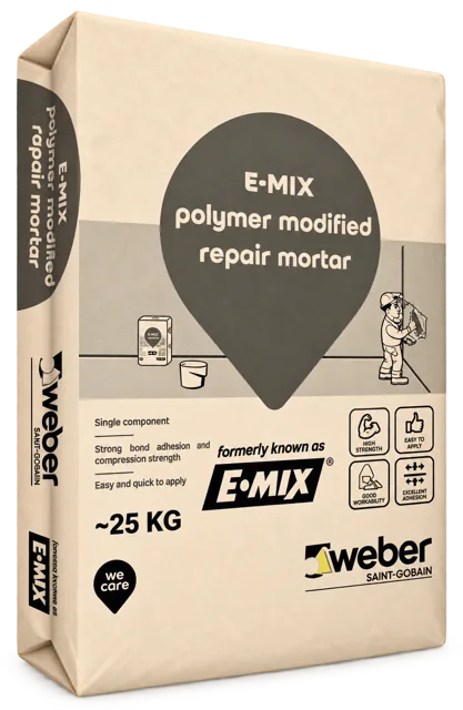 E.MIX Polymer Modified Repair Mortar