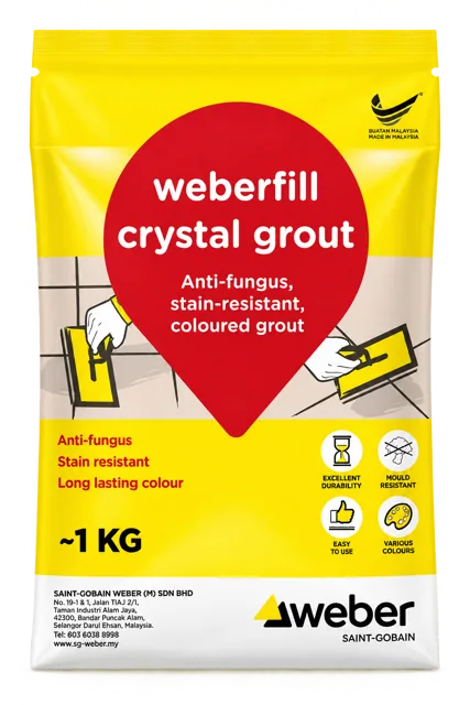 weberfill crystal grout - Special